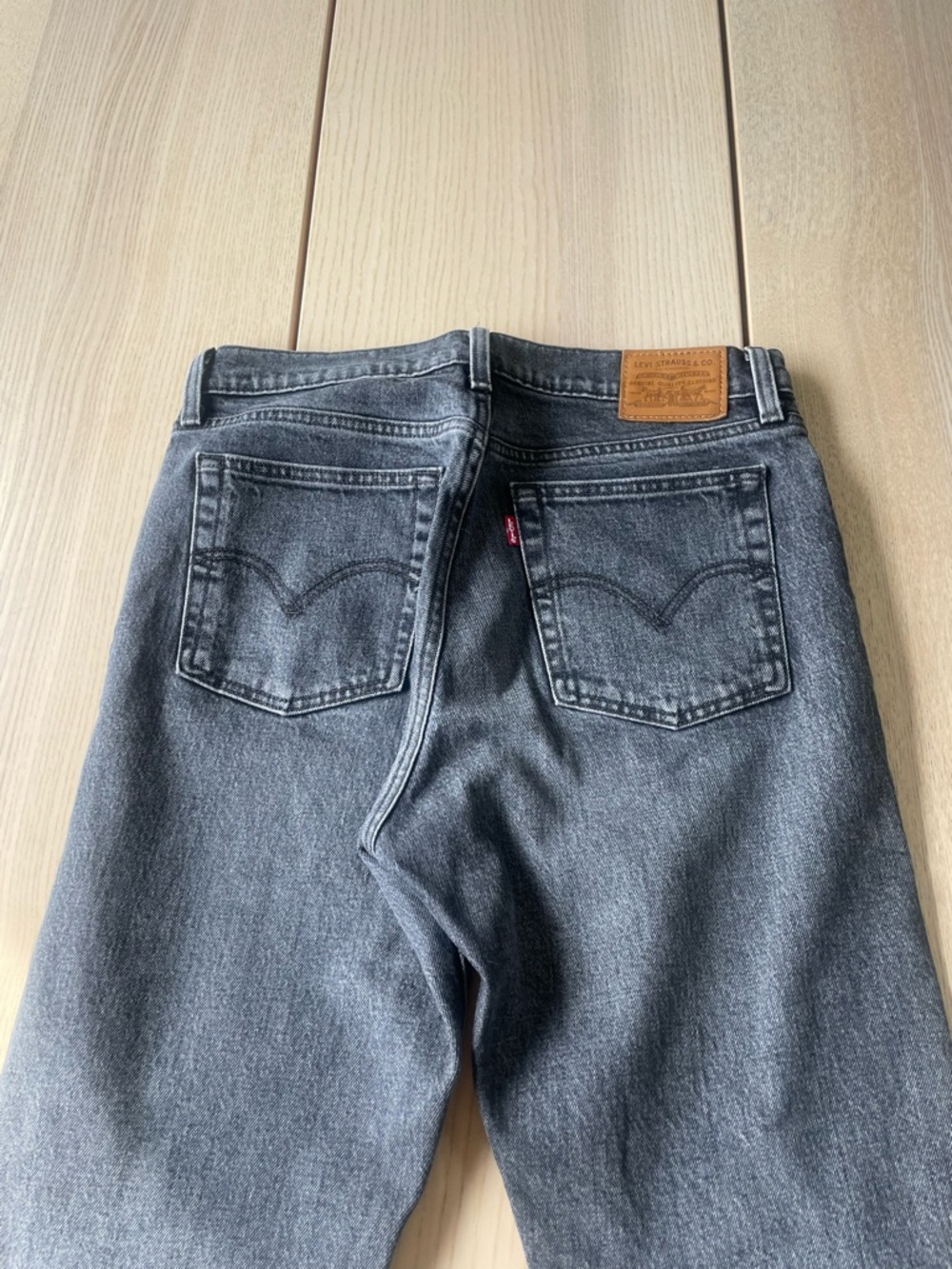 Levi’s Wedgie Black Wash Straight Jeans size 28 Levi ladies denim jeans - Picture 7 of 10